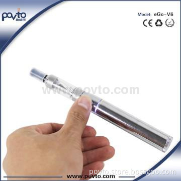 Steal various volteages ego V6 kit electronic cigarette 1500mah ecigs